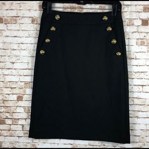 Loft - Skirt with Gold Buttons